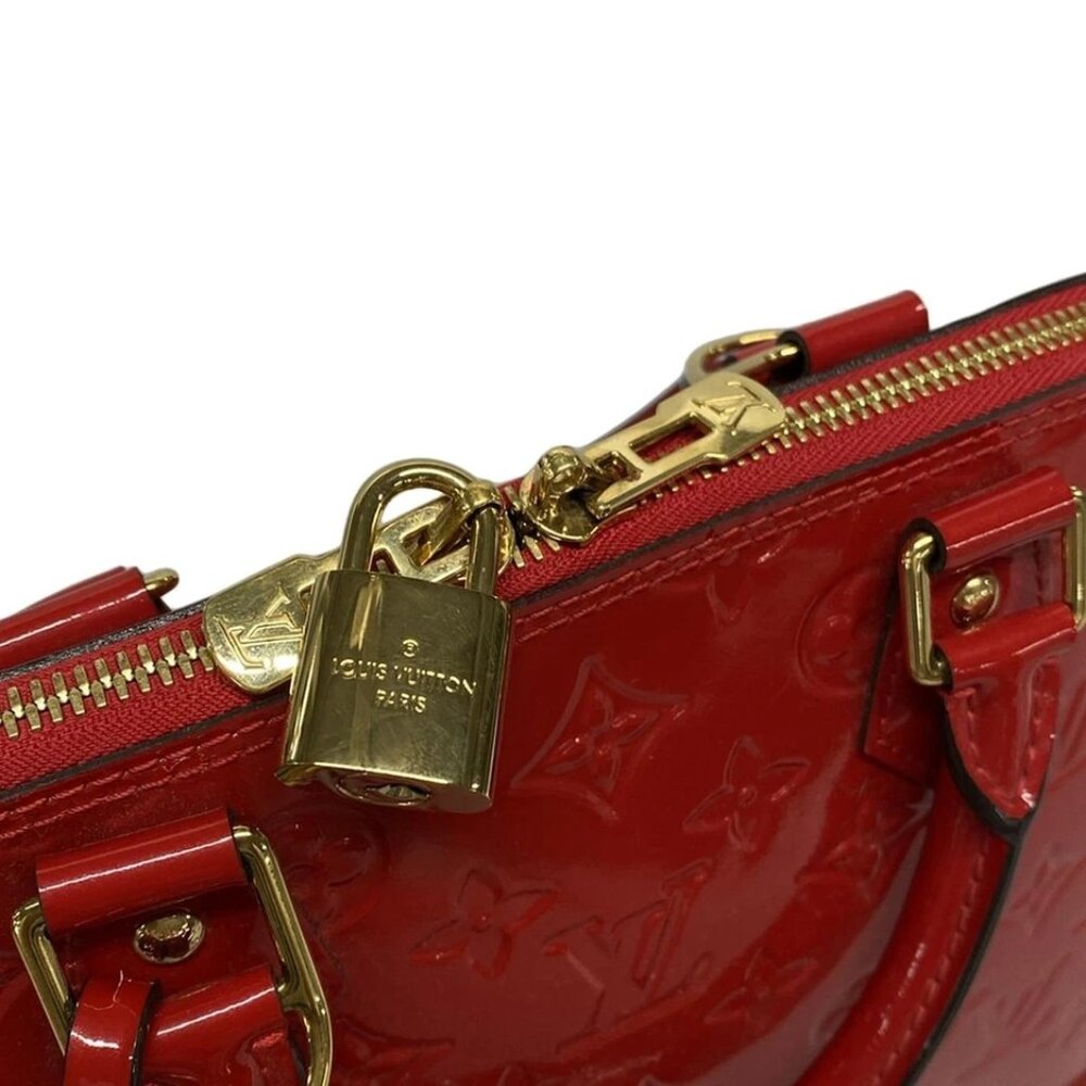 LOUIS VUITTON Alma PM Rose Indian Monogram Vernis -Handbag 873-043025 - Picture 10 of 14
